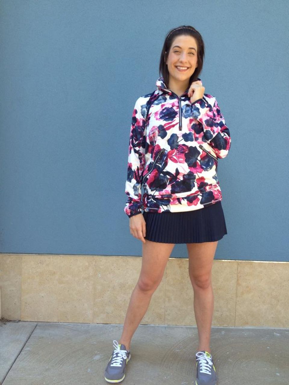 Lululemon Miss Misty Pullover - Inky Floral Ghost Inkwell Bumble Berry